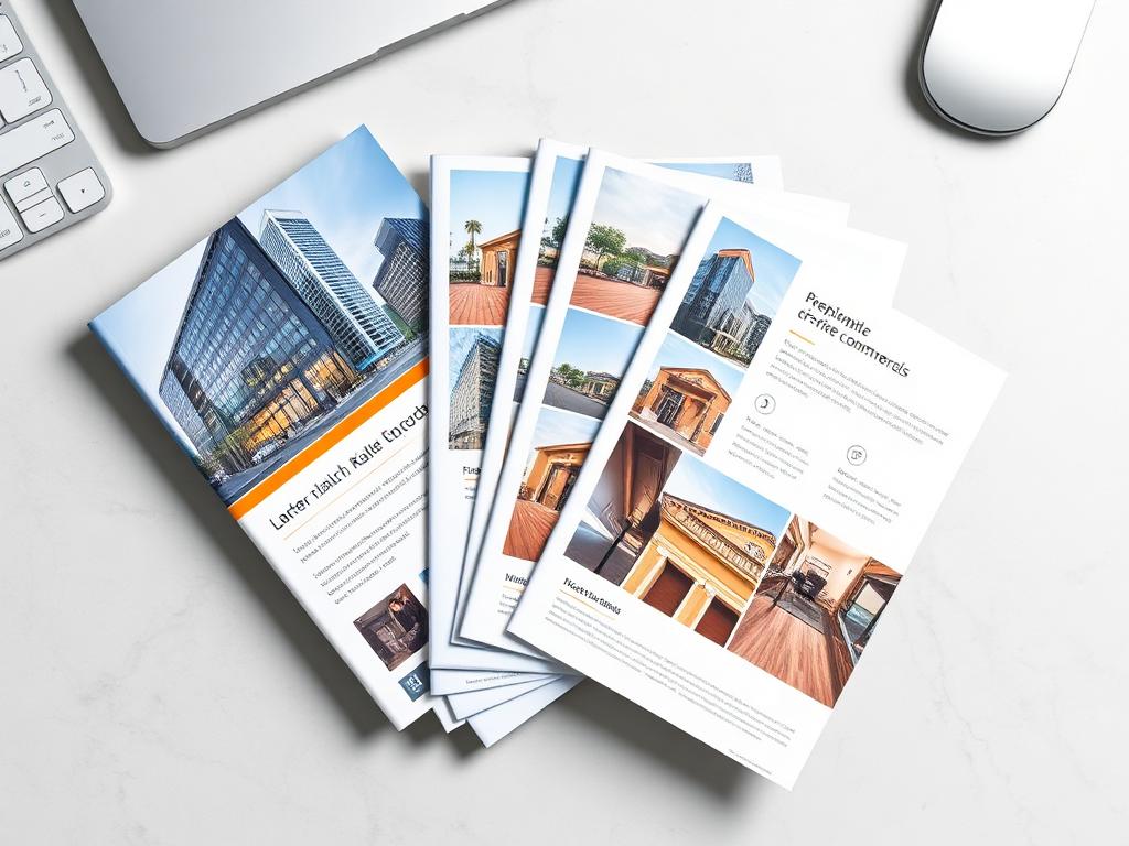 Designed commercial property flyers and teasers